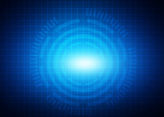 Blue abstract technology background