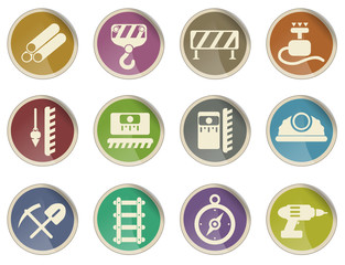 Building equipment icons