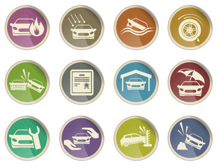 Car Insurance Icons