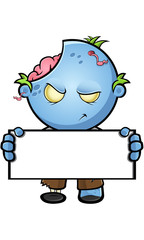 Blue Zombie Character