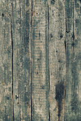 Old Blue Shabby Various Wooden Planks with Knots