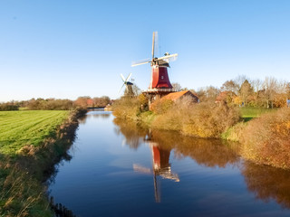 Greetsiel, traditional Dutch Windmill