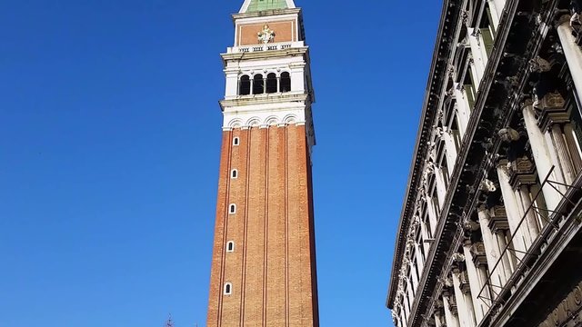 St Mark's Campanile in Venice, Italy
