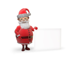 Stylized Santa Claus character