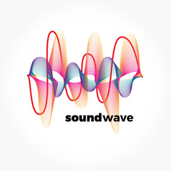 Sound wave symbol logo.