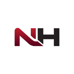 Modern Initial Logo NH