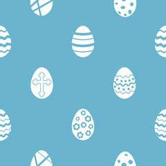seamless background with Easter eggs for your design
