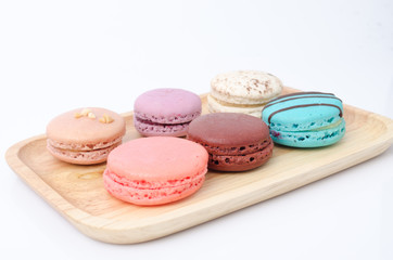 colorful macarons