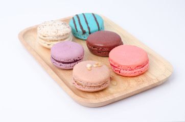 colorful macarons