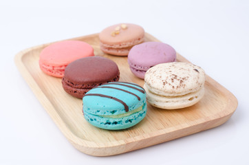 colorful macarons