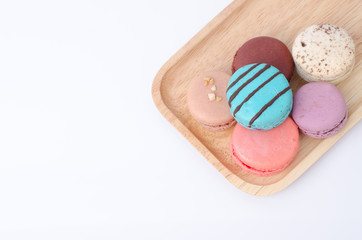 colorful macarons