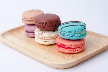 colorful macarons