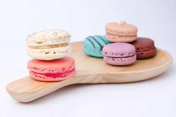 colorful macarons