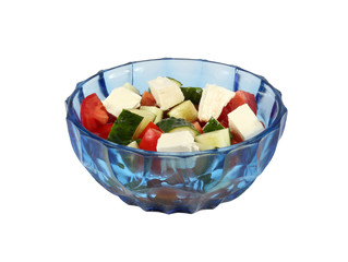 Salad in the salad bowl