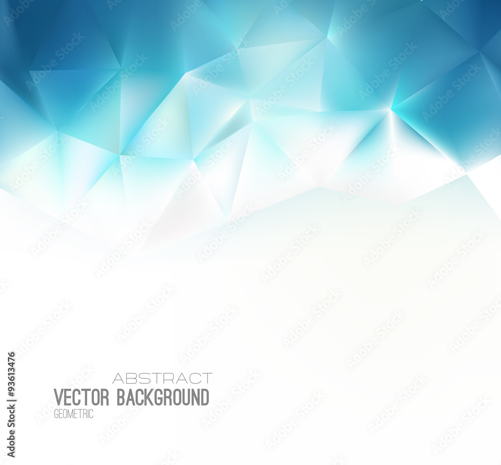 Poster abstract geometric background design