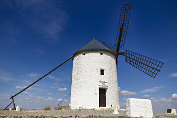 Windmills in Spain, La Mancha, famous Don Quijote location
