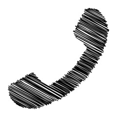 Phone Icon Telephone Scribble
