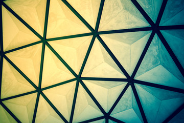 Glass dome colorful,pattern on background