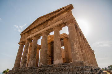 Obraz premium Valley of the Temples in Agrigento - Sicily 