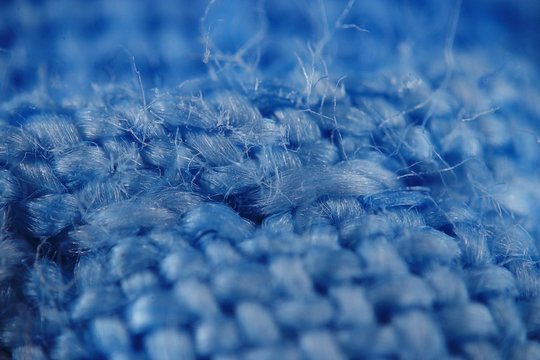 Blue Micro Fiber Texture Denim