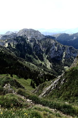 Fototapeta premium Blick vom Branderschrofen