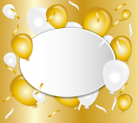 Schild Jubiläum Feier Golden