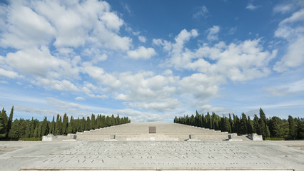 The military shrine of Redipuglia, Italy