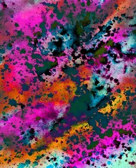 Abstract watercolor background. Mixed media