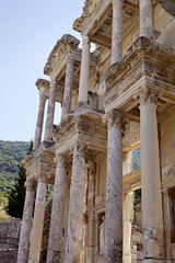 an important archaeological monument of Ephesus, Turkey