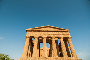 Fototapeta premium Valley of the Temples in Agrigento - Sicily 