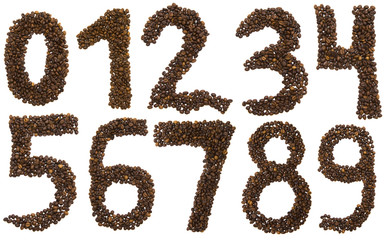all numbers of coffee beans