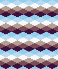 Seamless colorful decorative vector background with geometric shapes