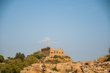 Fototapeta premium Valley of the Temples in Agrigento - Sicily 