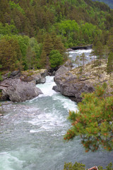 Obraz premium Glacial river, Norway
