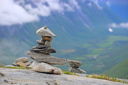 Fototapeta Stack Of Rocks Stones