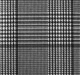 Texture of the gray synthetic fabric checkered