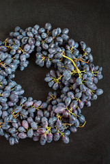 Grape Clusters in the Form of Wreath