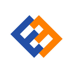 Obraz premium Double E Simple Logo Template