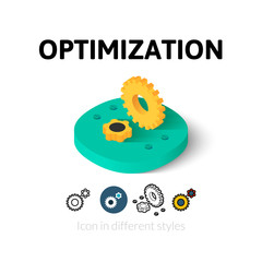 Optimization icon in different style