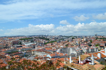 Fototapeta na wymiar view on city Lisboa
