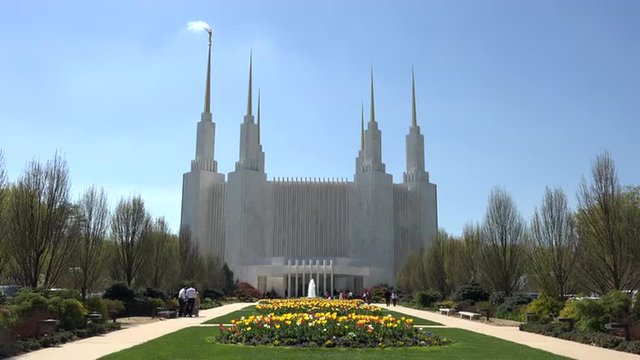 Washington DC LDS Mormon Church Temple 4K 008