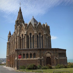 Chapelle Bonsecours face à Dieppe.
