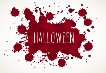 Halloween Blood Splatter Background
