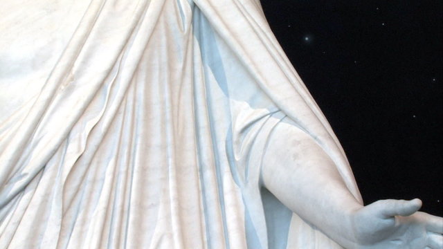 Christ pan left hand to face HD