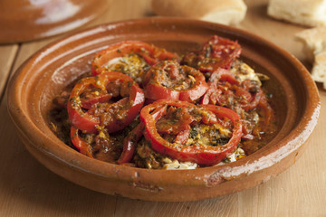 Moroccan fish tagine with chermoula