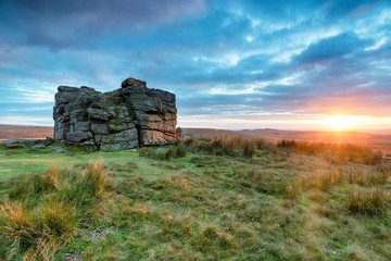 Dramatic Dartmoor Sunset