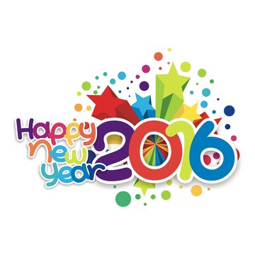 Happy New Year 2016 Greeting Cards