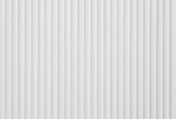 White corrugated metal background and texture surface