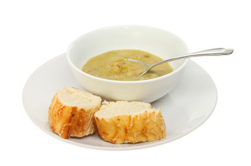 Soup and bread