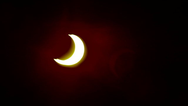Solar sun eclipse May 2012 timelapse sunset P HD 0019